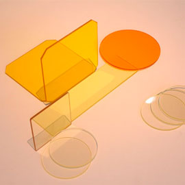 金黃色（黃色）玻璃